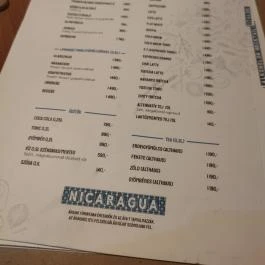 Nicaragua Cafe Brunch Budapest - Étlap/itallap