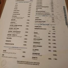 Nicaragua Cafe Brunch Budapest - Étlap/itallap