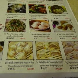No 1 Asian Bistro Budapest - Étlap/itallap