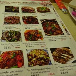 No 1 Asian Bistro Budapest - Étlap/itallap