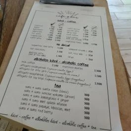 No Sugar Café&Bar Zalakaros - Étlap/itallap