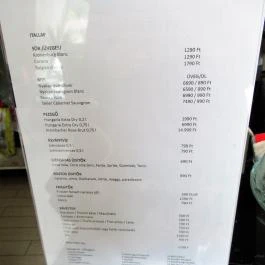 Noam's Bistro Budapest - Étlap/itallap