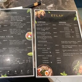 Nobility Sushi Bar & Restaurant Budapest - Étlap/itallap