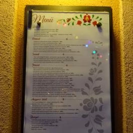 Noir et L'Or Étterem & Kávézó, Budapest - Étlap/itallap