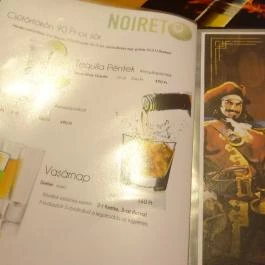 Noiret Biliárd & Darts Szalon Budapest - Étlap/itallap