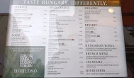Nonloso Caffé Budapest - Étlap/itallap