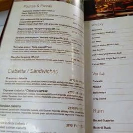 Nonloso Caffé Budapest - Étlap/itallap