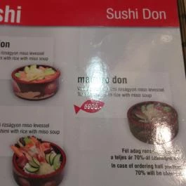 Noriko Sushi Bár Budapest - Étlap/itallap