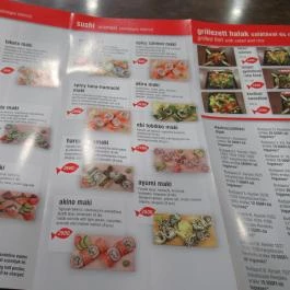 Noriko Sushi Bár Budapest - Étlap/itallap