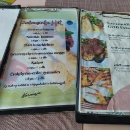 Normafa Delikát Budapest - Étlap/itallap