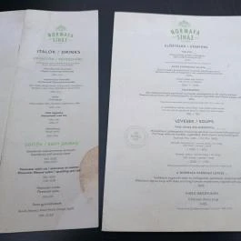 Normafa Síház Budapest - Étlap/itallap