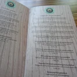 Normakert Vendéglő Budapest - Étlap/itallap