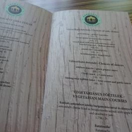 Normakert Vendéglő Budapest - Étlap/itallap