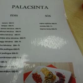 Nyugati Cöli Bisztró Budapest - Étlap/itallap