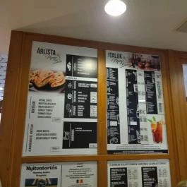 Nyugi bár & bowling, Makó - Étlap/itallap