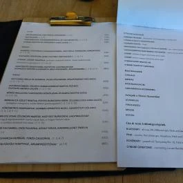 O'mami és Rozmaring bistro étterem Nagymaros - Étlap/itallap