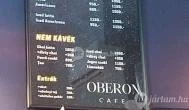Oberon Cafe Budapest - Étlap/itallap