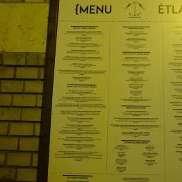 Oinos Wine Bar & Bistro Budapest - Étlap/itallap