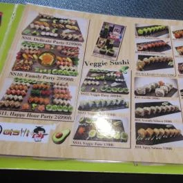 Oishi Sushi Synagogue Budapest - Étlap/itallap