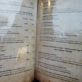 Okay Italia Étterem & Pizzéria - Arena Mall Budapest - Étlap/itallap