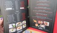 Okiko Sushi & Thai Bar Budapest - Étlap/itallap