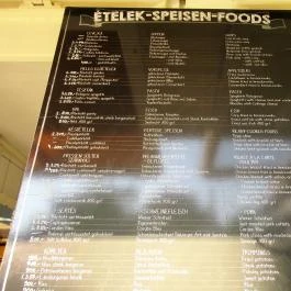 Olajosék Büféje Siófok - Étlap/itallap