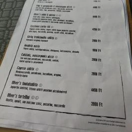 Olee's Pizza Budapest - Étlap/itallap