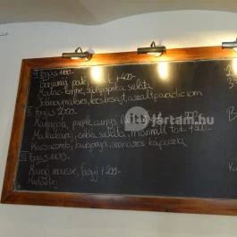 Olimpia Vendéglő, Budapest - Étlap/itallap