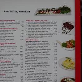 Oliva's - Genuine Italian Food Budapest - Étlap/itallap