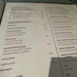 Omnia Plusz Bisztró Budapest - Étlap/itallap