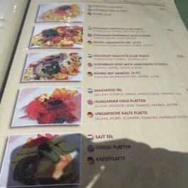 Omnia Plusz Bisztró Budapest - Étlap/itallap