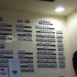 OneCup Espresso Bar - Buda Budapest - Étlap/itallap