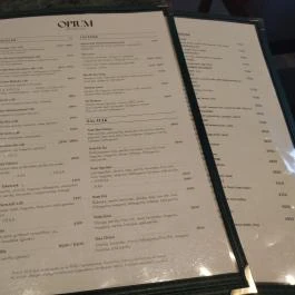 OPIUM Restaurant & Bar Budapest - Étlap/itallap