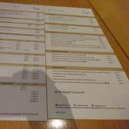 Opus Jazz Club Budapest - Étlap/itallap