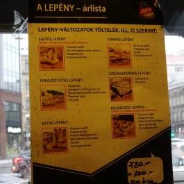 Ördög Sarok Söröző Budapest - Étlap/itallap