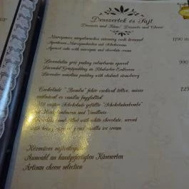 Öreg Prés Étterem Mór - Étlap/itallap