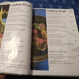 Öreg Tanyacsárda Étterem Lajosmizse - Étlap/itallap