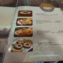 Oriental Bar Ráday Budapest - Étlap/itallap