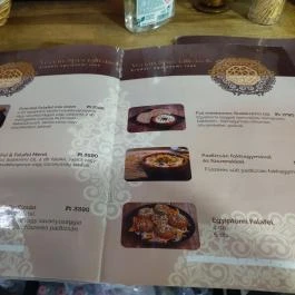 Oriental Bar Ráday Budapest - Étlap/itallap