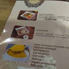 Oriental Bar Ráday Budapest - Étlap/itallap