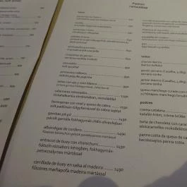 Padron Tapas Budapest - Étlap/itallap