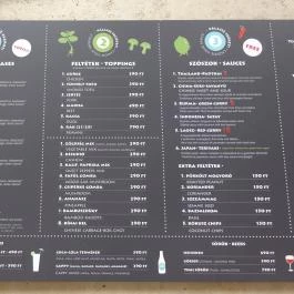 Padthai Wokbar - Egyetem tér Budapest - Étlap/itallap
