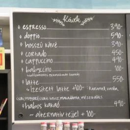 Pagony Café Budapest - Étlap/itallap