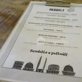 Pagony Café - Dió Budapest - Étlap/itallap