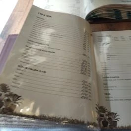 Palacsinta Palota & Burger Budapest - Étlap/itallap