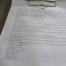 Paletería Balaton Siófok - Étlap/itallap