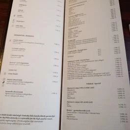 Pampas Argentin Steakhouse Budapest - Étlap/itallap