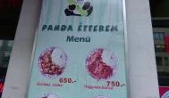 Panda Kínai Étterem Budapest - Étlap/itallap