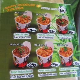 Panda Wok Kínai Étterem Budapest - Étlap/itallap