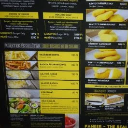 Paneer - Katona József utca Budapest - Étlap/itallap